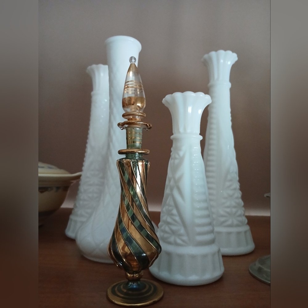 Vintage Decorative Glass Bottle